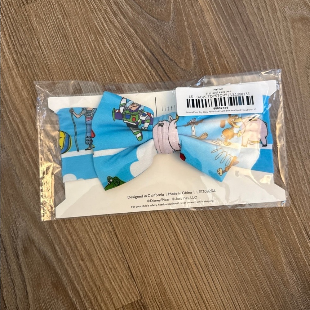 New little sleepies x Pixar Toy Story Pals Luxe Bow Headband